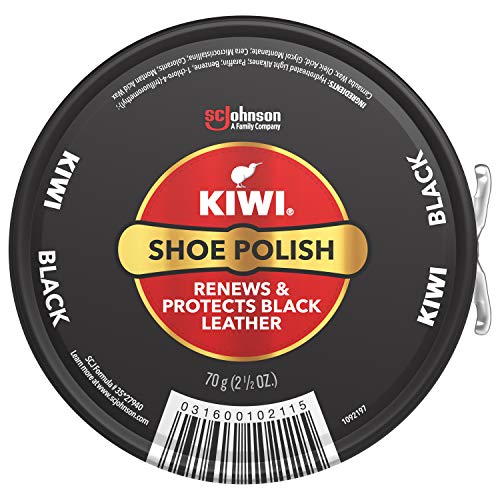 Kiwi 10111 1-1/8 Oz Black Shoe Polish