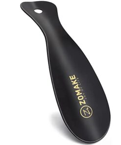 ZOMAKE Metal Shoe Horn for Men Women,Travel ShoeHorn 7.5 Inches