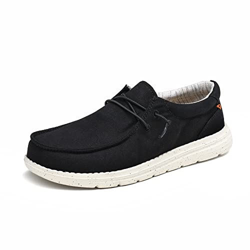 Bruno Marc Womens Slip-on Loafers Casual Comfortable Lightweight Boat Shoes, Black – 9 (SBLS225W)