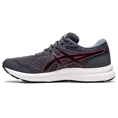 ASICS Men’s Gel-Contend 7 Running Shoes, 12, Carrier Grey/Classic RED