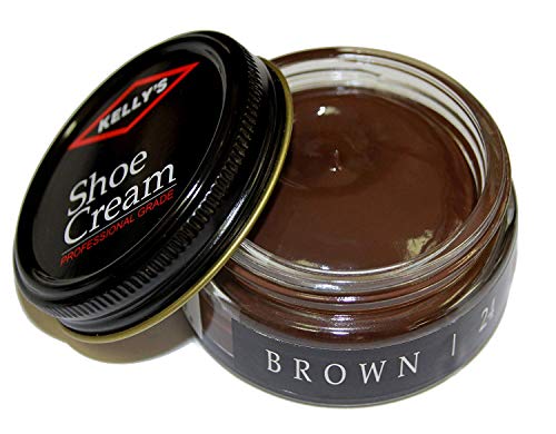 Kelly’s Shoe Cream – Professional Shoe Polish – 1.5 oz – Brown