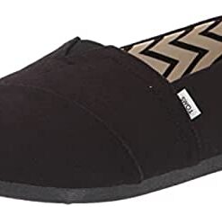 TOMS Women’s, Alpargata Recycled Slip-On Solid Black