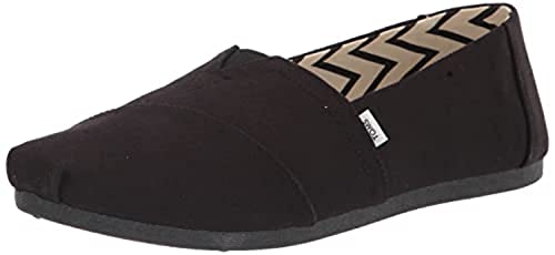TOMS Women’s, Alpargata Recycled Slip-On Solid Black