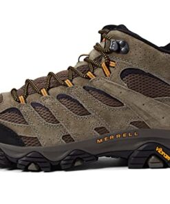 Merrell Men’s Moab 3 Mid Hiking Boot, Walnut, 10