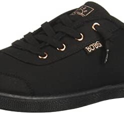 Skechers womens Bobs B Cute Sneaker, Black/Black, 8 US