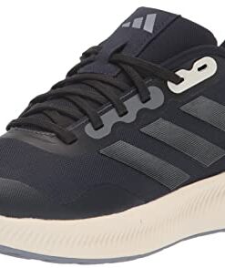 adidas Women’s Runfalcon 3.0 Sneaker, Ink/Black Blue Metallic/Semi Lucid Fuchsia, 7.5
