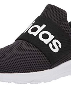 adidas mens Lite Racer Adapt 4.0 Running Shoes, Black/White/Black, 14 US