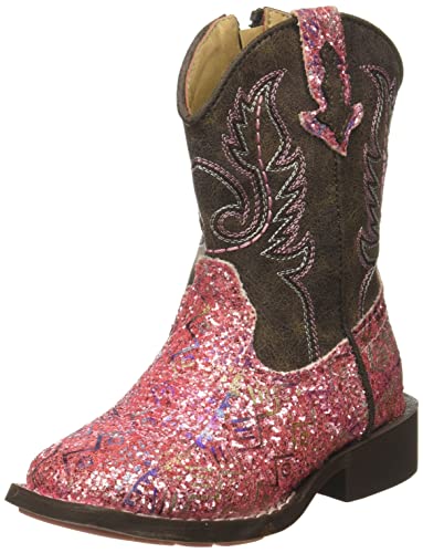 ROPER girls Western Boot, Pink, 12 Little Kid US