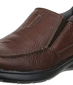 Clarks Men’s Cotrell Free Loafer, Tobacco Leather, 10.5 Wide US
