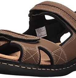 Dockers Men’s Newpage Sporty Outdoor Sandal Shoe,Dark Tan, 10 M US