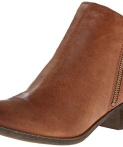 Lucky Brand womens Basel Ankle Boot, Toffee, 11 W US