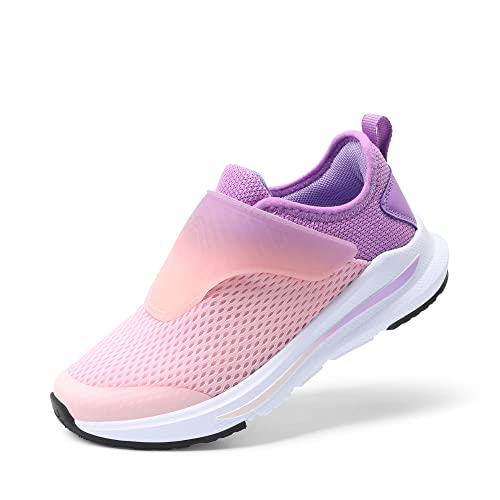 DREAM PAIRS Girls Boys Sneakers Kids Tennis Athletic Running Shoes Purple/Pink Size 10 Toddler SDRS2314K
