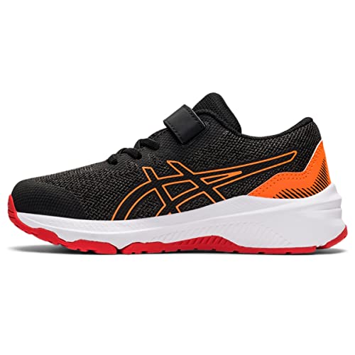 ASICS Kid’s GT-1000 11 Pre-School Running Shoes, 2.5, Graphite Grey/Fiery RED