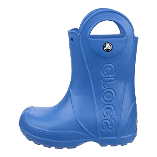 Crocs unisex child Rain Boot, Cerulean Blue, 8 Toddler US
