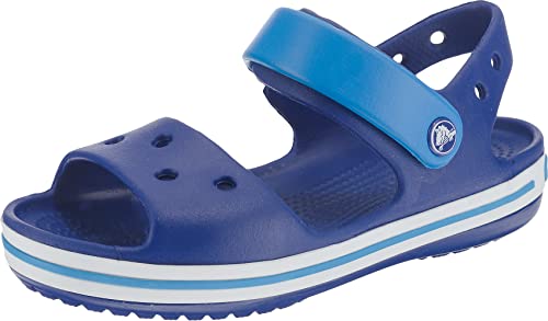 Crocs Kids’ Crocband Sandals, Cerulean Blue/Ocean, 13 Little Kid