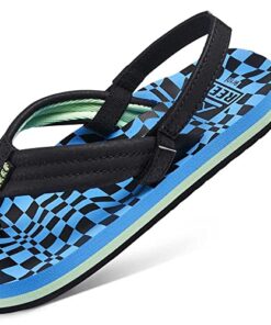 Reef Kids Boys Sandals, Little Ahi, Swell Checkers, 11