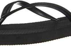 Old Navy Flip Flop Sandals for Woman, Great for Beach or Casual Wear (7, Black)