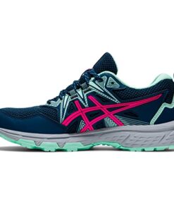 ASICS Womens Gel-Venture 8 Running Shoes, Mako Blue/Pink Glo, 9