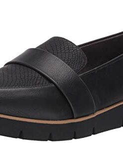 Dr. Scholl’s Shoes Women’s Webster Slip On Loafer, Black, 8.5 Wide US