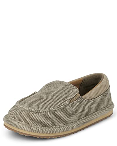 The Children’s Place Toddler Boys Casual Slip On Shoes Sneaker, Tan, 9