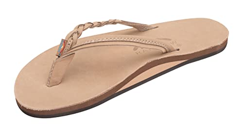 Rainbow Sandals Women’s Flirty Braidy Sierra Brown Sandal Ladies Large (7.5-8.5 Women US)