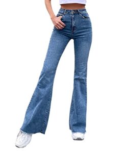 Dress Pants Women Business Casual Petite 4-Jul high Waisted Wide Leg Jeans for Women Petite Pull on Jeans Petite High Waist Spring and Autumn Wide Leg 4-Jul Womens Jeans Plus Size 26