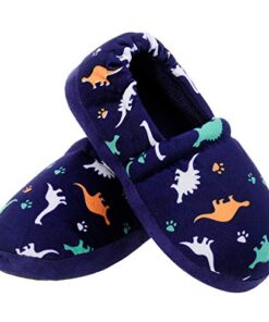 MIXIN Little Kids Boys Spring Cozy Comfort Comfy Slippers Size Dark Blue 13 13.5 M