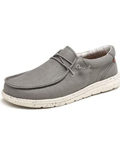 Bruno Marc Womens Slip-on Loafers Casual Comfortable Lightweight Boat Shoes, Grey – 8 (SBLS225W)