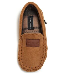 Lucky Brand Boy’s Micro-Suede Moccasin Loafer Slippers