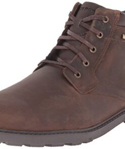 Rockport mens Storm Surge Water Proof Plain Toe chukka boots, Tan, 9.5 US