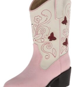 Roper Little Kids Butterfly Boot, Pink, 11