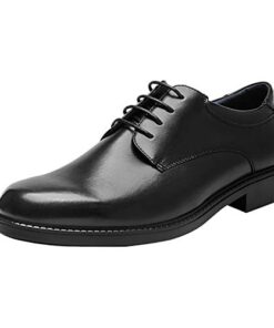Bruno Marc Men’s Downing-02 Black Leather Lined Dress Oxford Shoes Classic Lace Up Formal Size 9.5 M US