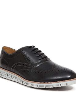 Deer Stags Boy’s Oxford, Black, 7 Big Kid