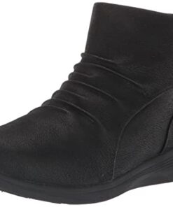 Skechers Women’s Ankle Bootie Boot, Black/Black, 9