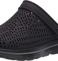 Skechers Women’s Foamies GOwalk 5 – Astonished Clog, Black, 9