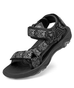 DREAM PAIRS Unisex-Child 170892-K Outdoor Summer Sandal Black-2-1 Little Kid