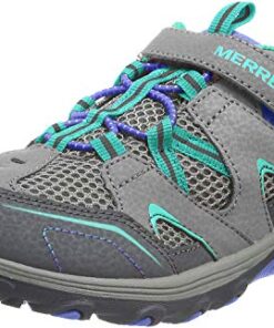 Merrell Trail Chaser Hiking Sneaker, Grey/Multi Seasonal, 4 US Unisex Big Kid