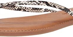 Amazon Essentials Women’s Thong Sandal, Snake, 8.5