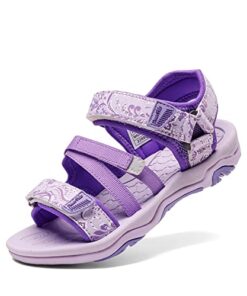 DREAM PAIRS Unisex-Child Summer Outdoor Athletic Sport Sandal SDAS2307K Purple – 3 Little Kid