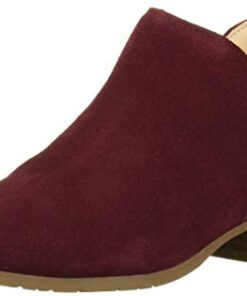 Kenneth Cole REACTION Women’s Side Way Low Heel Ankle Bootie, Burgandy, 7 M US