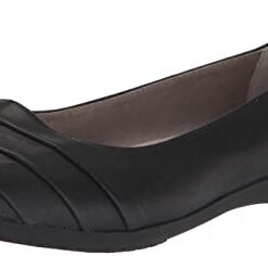 CLIFFS BY WHITE MOUNTAIN Clara Women’s Ballet Flat, Black/Burnished/Smooth, 9 M