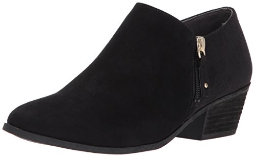 Dr. Scholl’s Shoes womens Brief -Ankle Ankle Boot, Black Microfiber Suede, 7 US