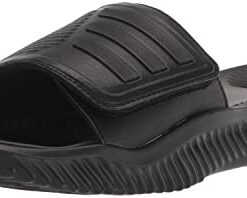 adidas Unisex Alphabounce 2.0 Slides Sandal, Black/Black/Black, 10 US Women