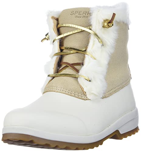 Sperry Womens Maritime Repel Suede Boots, Sand, 7.5