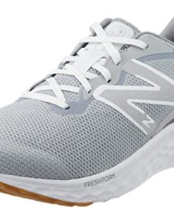 New Balance Men’s Fresh Foam Arishi V4 Running Shoe, Grey/Gum, 11