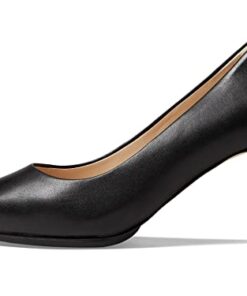 Cole Haan Women’s Grand Ambition Pump (75MM), Black Leather, 7