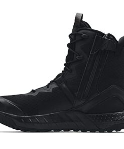 Under Armour Men’s Micro G Valsetz Zip Military and Tactical Boot, Black (001)/Black, 9 M US