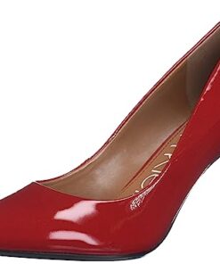 Calvin Klein Women’s Gayle Pump, Crimson Red, 9