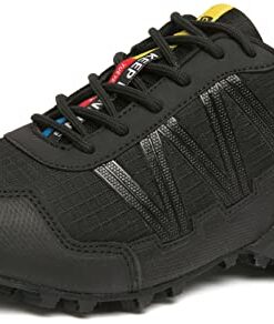 Men’s Trail Running Shoes Waterproof Hiking Shoes Cushioning Outdoor Walking Sneakers All Terrain Trekking Rugged Trail