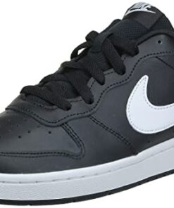 Nike Boy’s Court Borough Low 2 (Big Kid) Black/White 7 Big Kid M